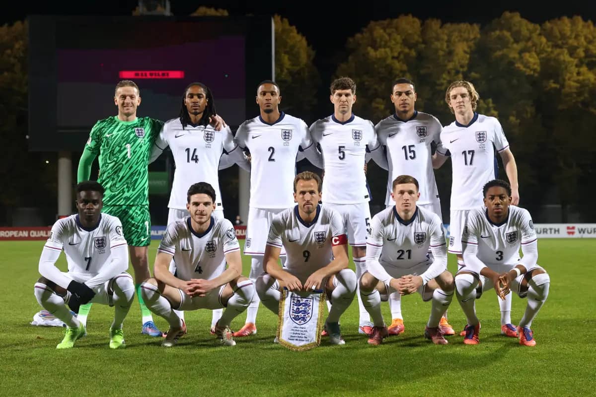 foto de equipo para England